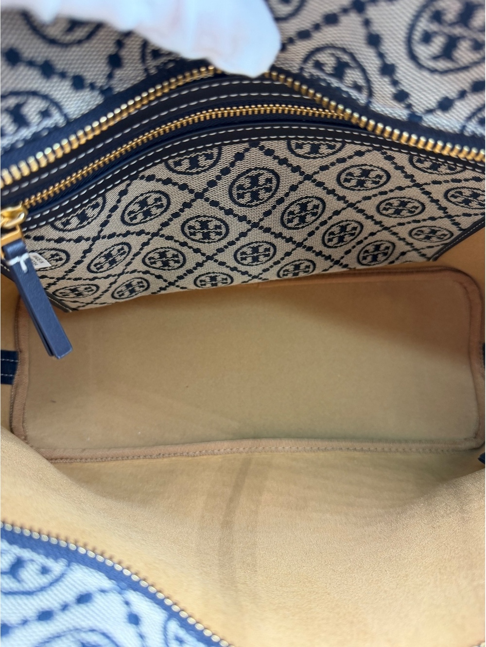 Tory Burch T MONOGRAM SMALL ZIP TOTE - Picture 10 of 14